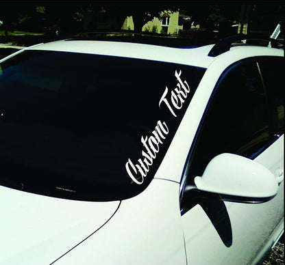 Custom Windshield Banners