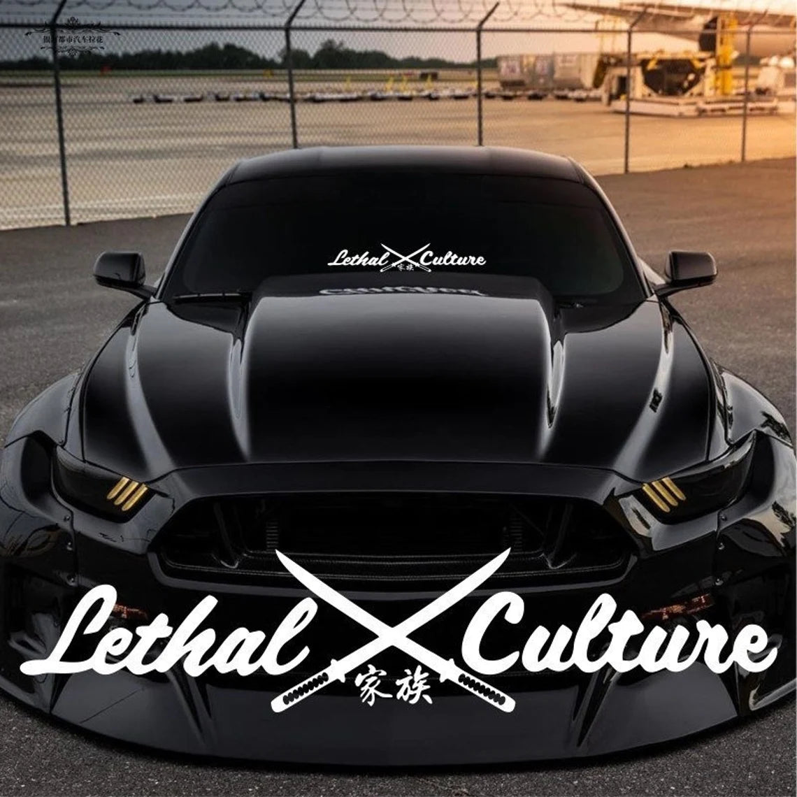 Lethal Culture Car Windscreen Sticker