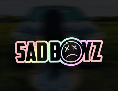 Sad Boyz Car Windscreen Sticker