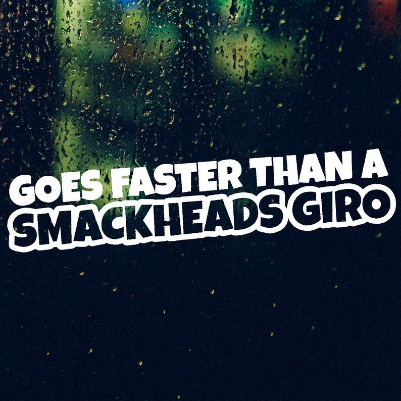 smackheads giro gyro funny race car bumper sticker decal window jdm vinyl