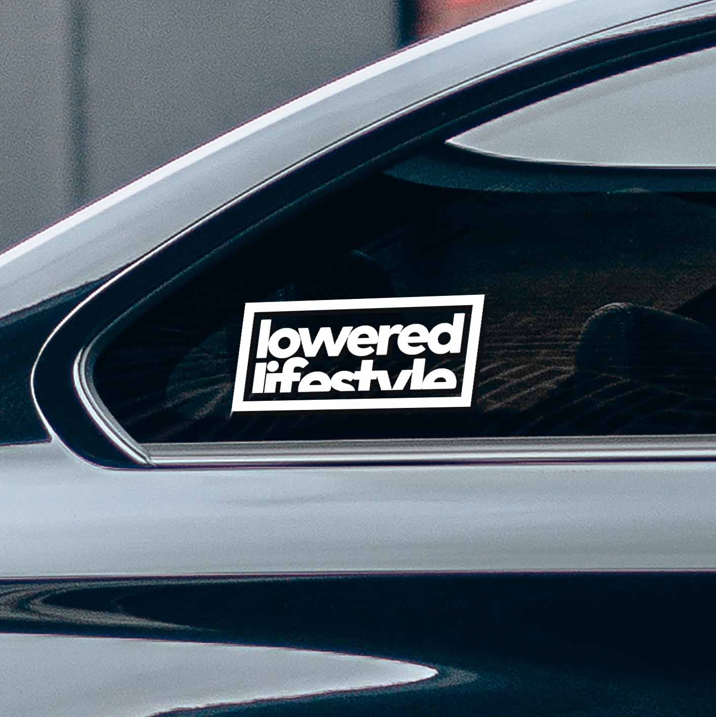 Lowered Lifestyle Car Vinyl Decal