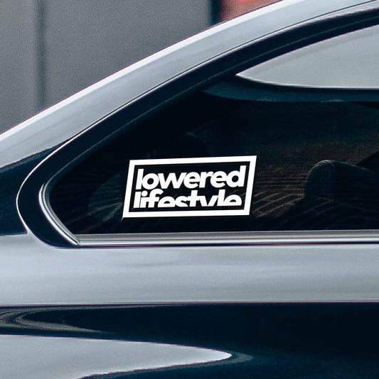 Lowered Lifestyle Car Vinyl Decal