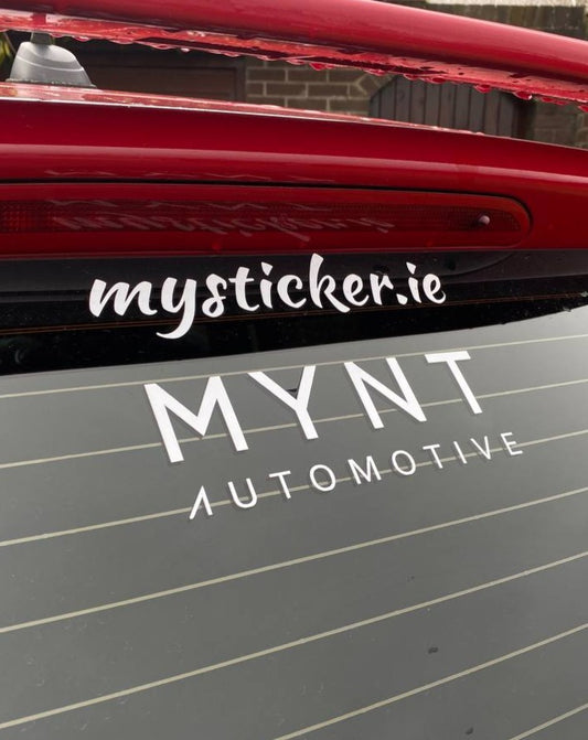 Mynt Car Sticker | MySticker