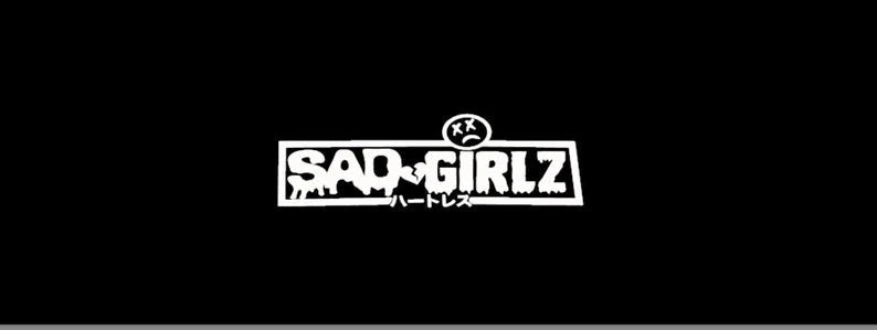 Sadgirlz Heartless Decal Sticker | MySticker