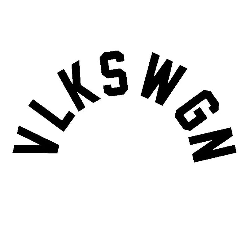 VLKSWGN Rear Wiper Window Sticker | Car Decal | MySticker