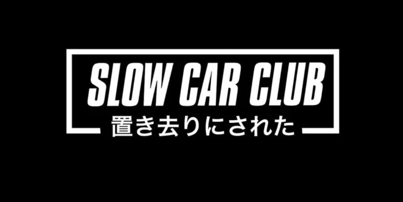 Slow Car Club Car Windscreen Sticker | MySticker