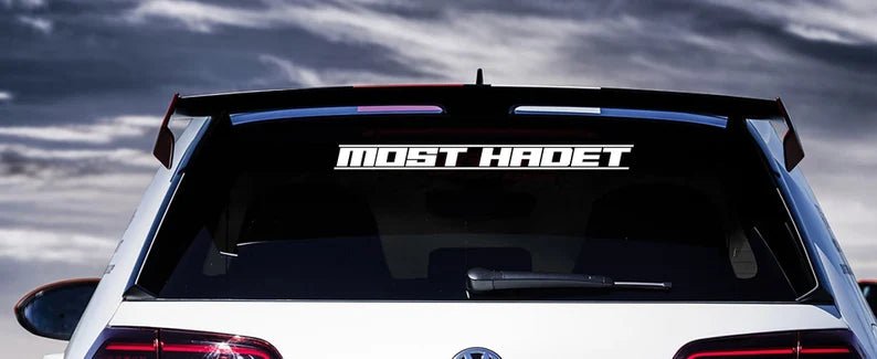 Most Hadet Sticker Tuning decal. | MySticker