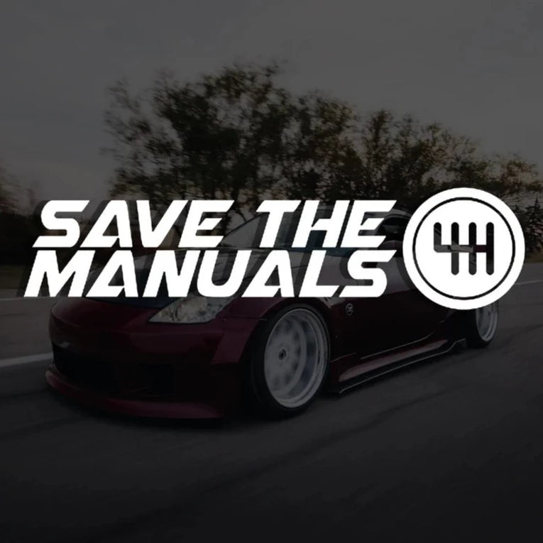 Save The Manuals Gearbox Vinyl Decal Sticker | MySticker